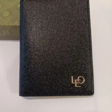 LEONARDO 블랙 카드 케이스