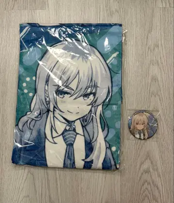 걸즈밴드클라이 카와라기 모모카 일본 무도관 캔뱃지 머플러 타월