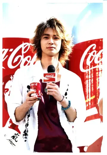 아라시 03년 코카콜라 이벤트 마츠모토 준 공식 사진 *1장