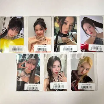 BABYMONSTER DRIP 발매 기념 트레이딩 카드 소니뮤 7장 컴프