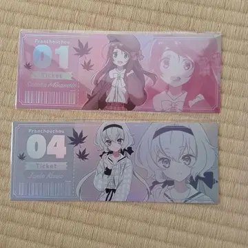 좀비 랜드 사가 티켓풍 카드 사쿠라 콘노 준코