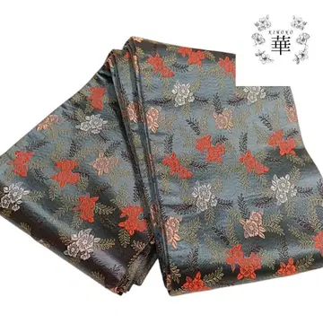 1390 화 반폭 오비 꽃 양 청록