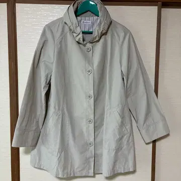 Hush Puppies 후드 부착 자켓 LL 라이트 베이지