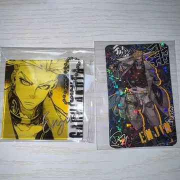 가치액터 홀로그램 카드 세트 키링 복권 메이트 엔진