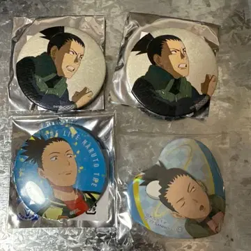 NARUTO 시카마루 4종 세트 산리오 LIVE gallery 캔뱃지