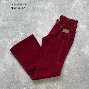 [ MAVERICK ] 70s USA제 코듀로이 플레어 팬츠 빈티지