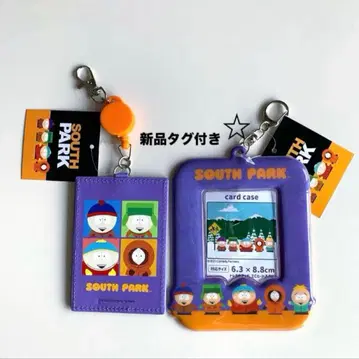 [택 포함 새상품] 사우스 파크 카드 홀더 릴 달린 패스 케이스