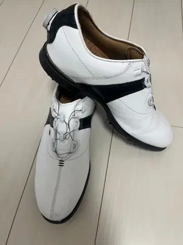 풋조이 아이콘 블랙 화이트 x 블랙 BOA 26.5cm