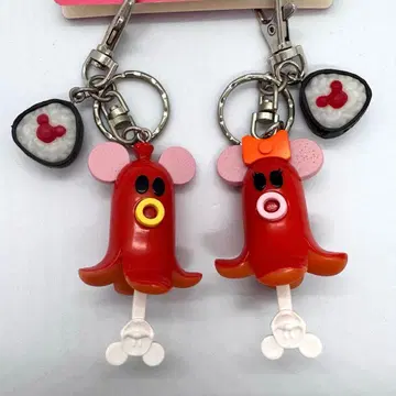 도쿄 디즈니 리조트 문어 소시지 키링 커플 세트 TDR