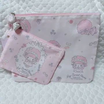 산리오 초레어 마이 스위트 피아노 파우치 세트 머랭 레트로