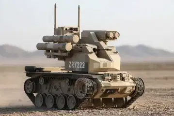 1/35 중국 인민해방군 무인 전투 차량 개형 전투 로봇 프라모델 타콤