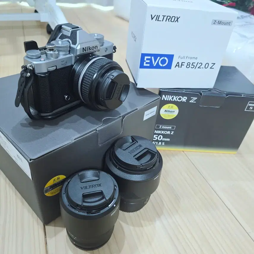 (일괄판매)니콘 ZF 실버 40 KIT 세트, 니콘 정품 렌즈 50mm