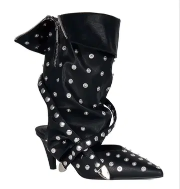 YELLO 숏부츠 블랙 M