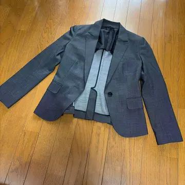 THE SUIT COMPANY she 테일러드 자켓 그레이