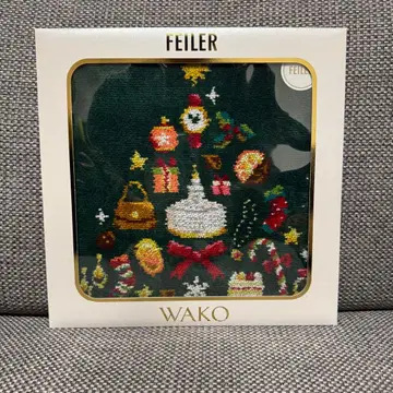 새상품 FEILER 와코 페이러 WAKO TREE 손수건