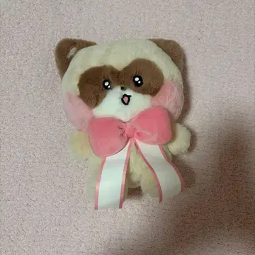 zb1 and2ble 장하오 하니니 봉제 인형 리본