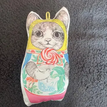 히구치 유코 메라토릭 헤무라이트 고양이 사슴 봉제 인형 키링