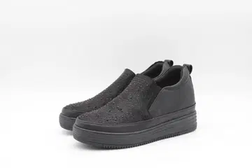 64 새상품 MUUM 키라키 라인 힐 슬립온 스니커즈 (M)