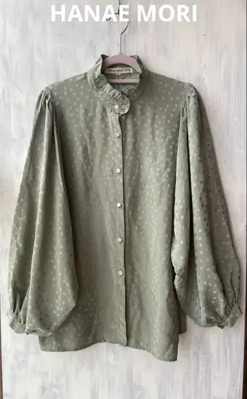 [ HANAE MORI ] 프릴 블라우스