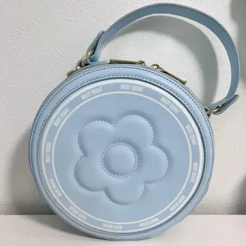 MERCURYDUO 메리 퀀트 콜라보 블루 숄더백