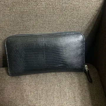 불가리 천연 가죽 지갑