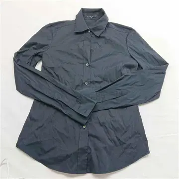 theory 314215 코튼 혼방 긴팔 셔츠 네이비 계열