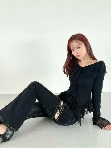 RESEXXY 러플 레이스 상의