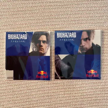 바이오하자드 레퀴엠 레드불 콜라보 레온 스티커 2종