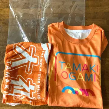 오오가미 타마 타월 T셔츠 세트