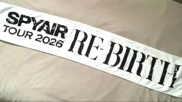 [새상품급] SPYAIR RE-BIRTH 투어 2026 머플러 타월