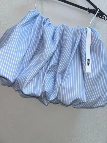 BibiyBLAIR BALLOON SKIRT 블루 비비