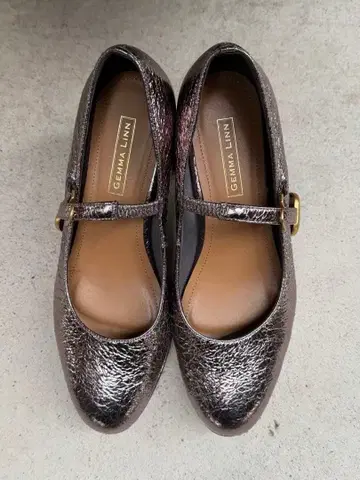 [ 새상품급 ] 다니엘라앤드제마 메탈릭 멜리 제인 펌프스