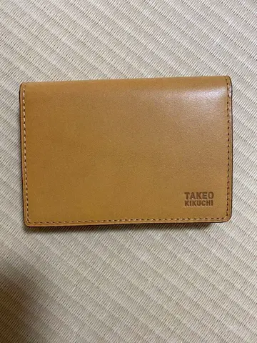 TAKEO KIKUCHI 명함지갑 이탈리아 가죽