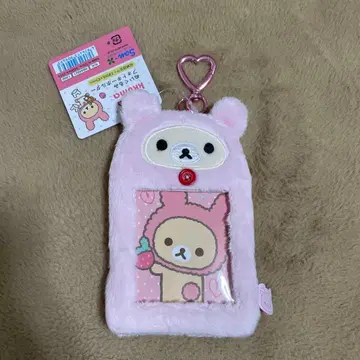 리락쿠마 봉제 인형 사진 홀더 토끼