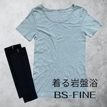 새상품급 입는 반신욕 BS 파인 여성용 반팔 이너 셔츠 레그 워머