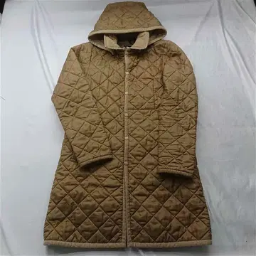 LAVENHAM 퀼팅 후드 코트 38 베이지 계열 여성용