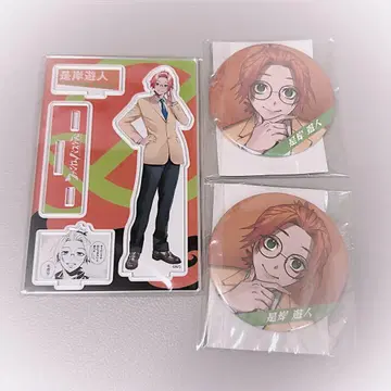 팬텀 버스터즈 JSC 수주 캔뱃지 아크릴 스탠드 3점 시가시 유진