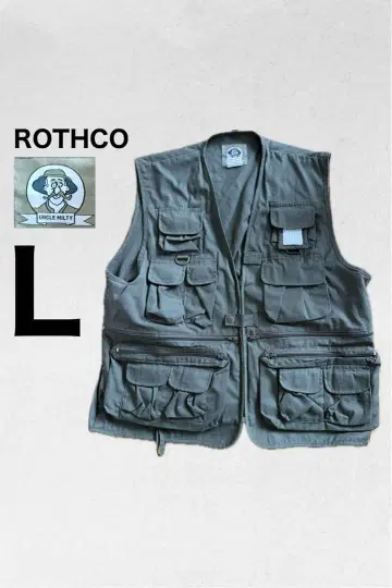 ROTHCO 로스코 UNCLE MILTY 밀리터리 베스트 낚시용 조끼 L