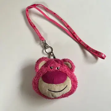 랏소 봉제 인형 파우치 핑크