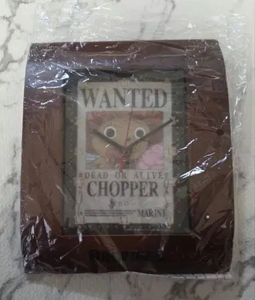 원피스 사각 우드 월 시계 초파 원피스