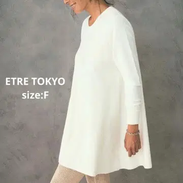 ETRE TOKYO 일본제 파일 플레어 풀오버 F 에트레토쿄