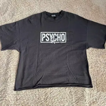 HYSTERIC GLAMOUR 오버 사이즈 맨투맨 T셔츠 그레이 루즈핏