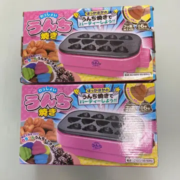 똥빵틀 6개 굽기 핑크 x 2개