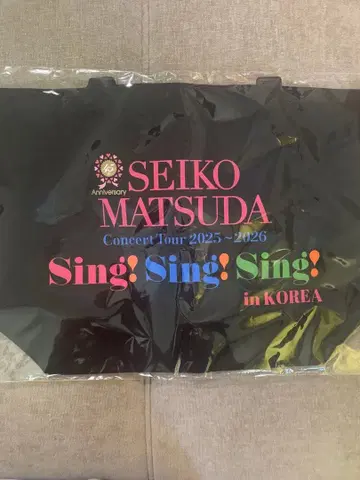 SEIKO MATSUDA 한국 콘서트 투어 백 새상품