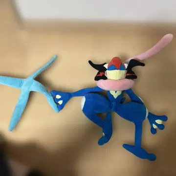 지우(사토시) 개굴닌자 봉제 인형 약 30cm