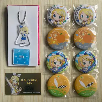 프로세카 로손 카가미네 린 캔뱃지 아크릴 스탠드 카드