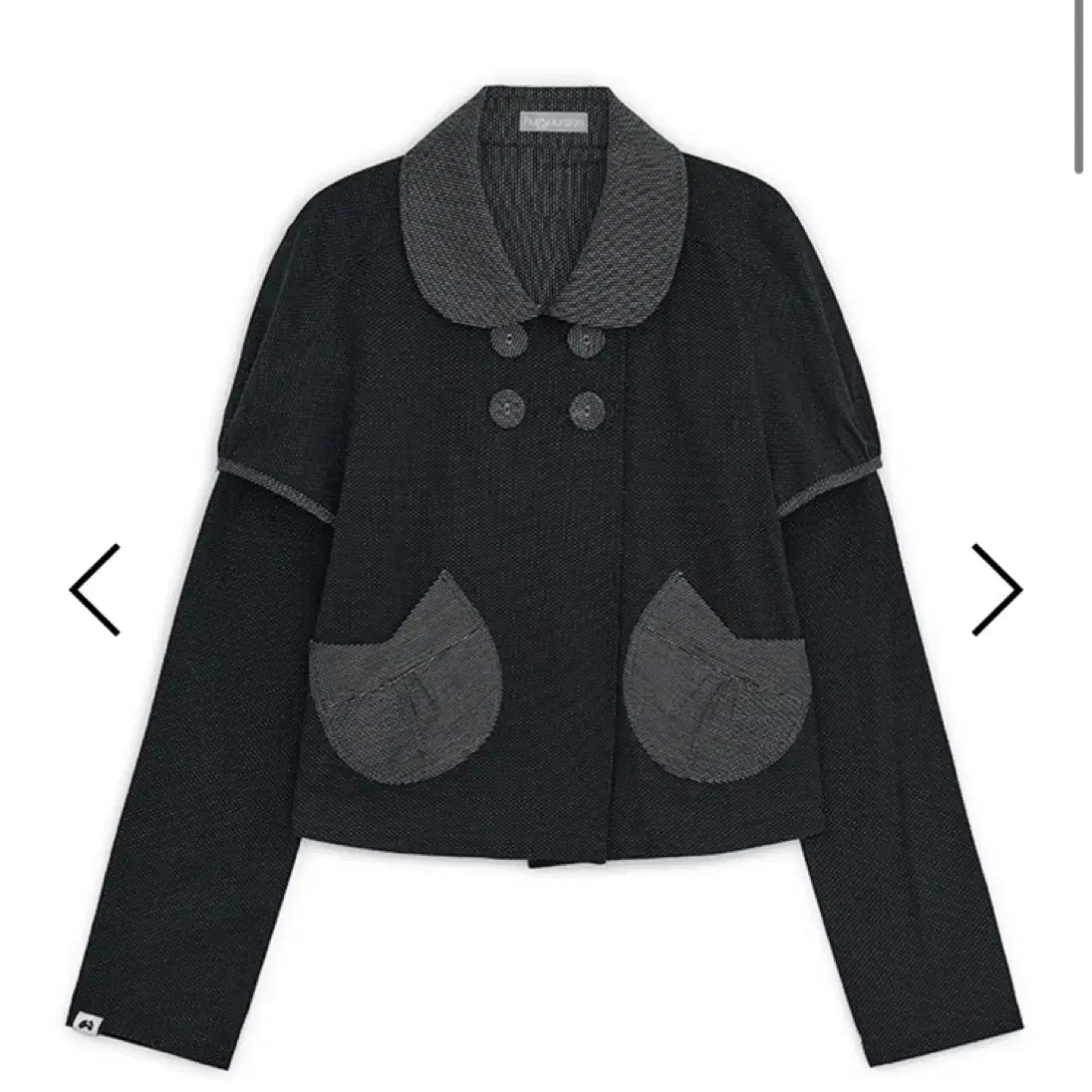 トップス HUG YOUR SKIN Round collar knit jacket Hug Your Skin Round Collar Knit Jacket Brown | Bunjang Global