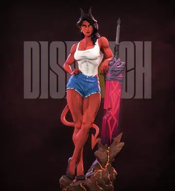 1/7 미도색 미조립 피규어 레진 키트 Dispatch 마레보라