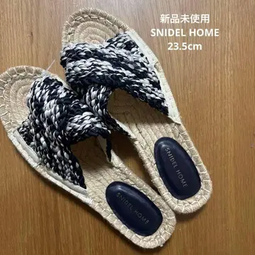 미사용 새상품 SNIDEL HOME 바리에 주트 샌들 23.5cm