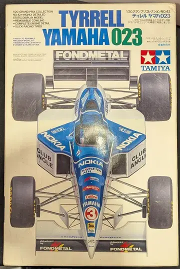 타미야 1/20 그랑프리 컬렉션 티렐 야마하 023 20042